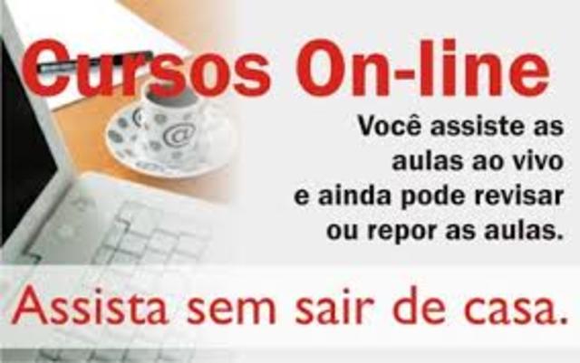 Cursos/atividades educacionais via internet