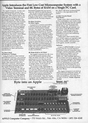 steve wazniak invented the apple computer