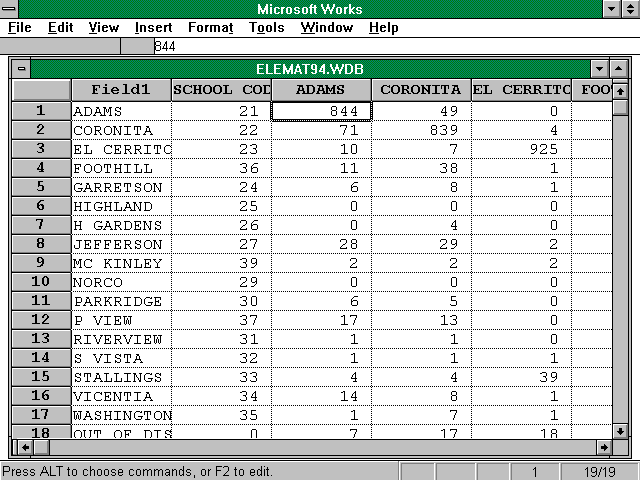 Microsoft Works Inicio