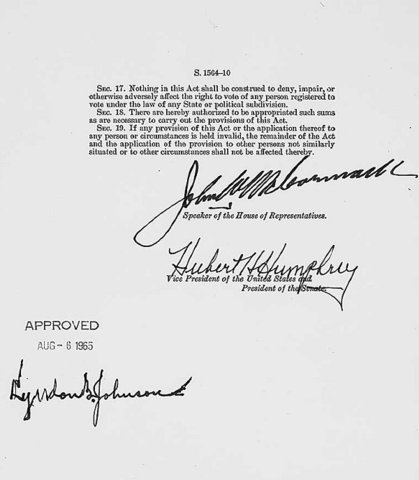 Voting Rights Act of 1965