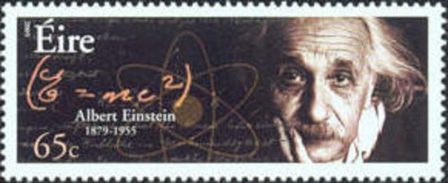 Einstein stamp issued in Ireland