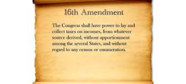 16th Amendments