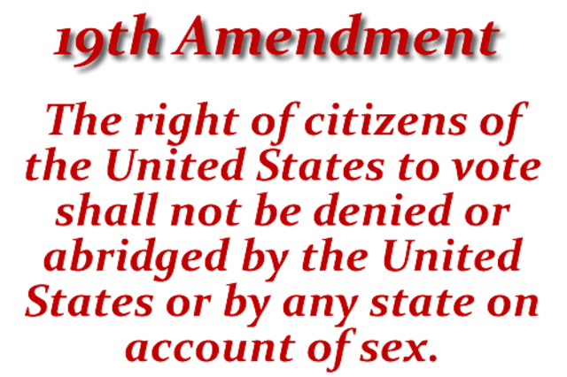 19th amendment