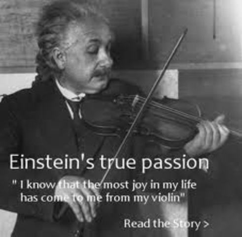 "If I were not a physicist, I would probably be a musician. I often think in music. I live my daydreams in music. I see my life in terms of music..I get most joy in life out of music."