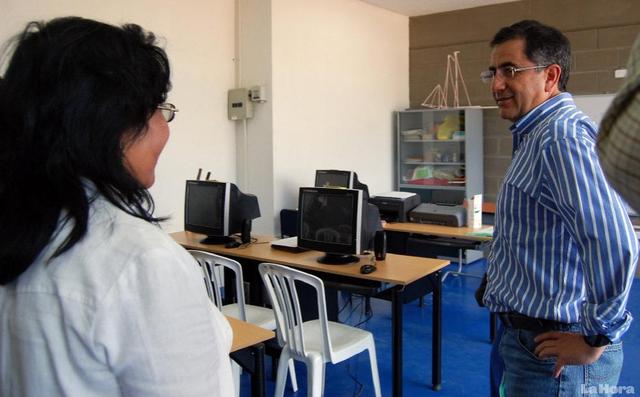 Primera visita del alcalde de quito