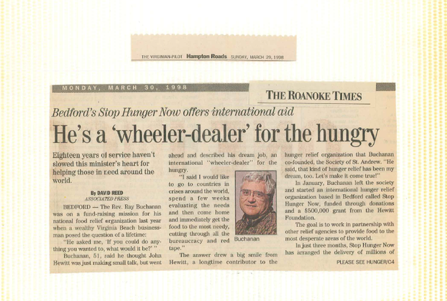 The organization offers international aid to millions