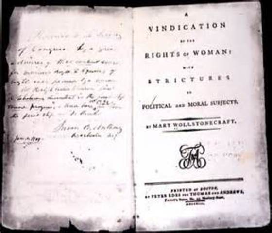 A Vindication of the Rights of Women