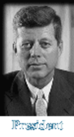 John F. Kennedy dies .