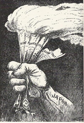 Japan withdraws from the League of Nations