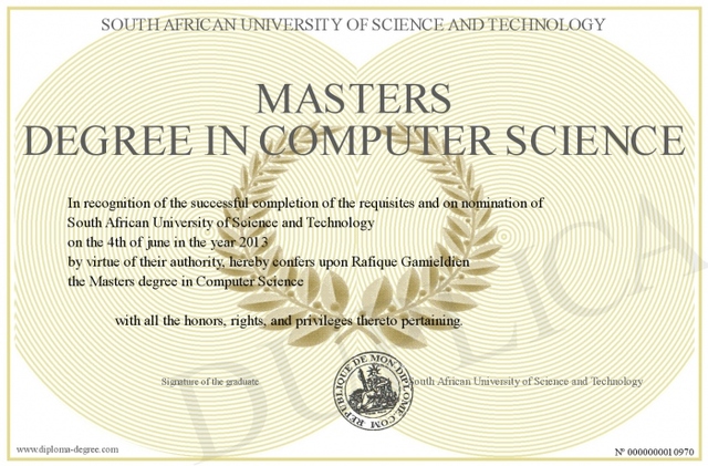 Get my Master's Degree