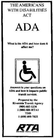 Americans with Disabilities Act