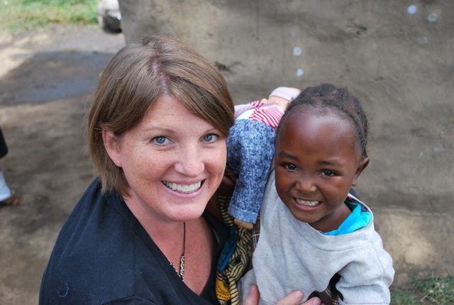 Linda  on my 4th trip to Tanzania