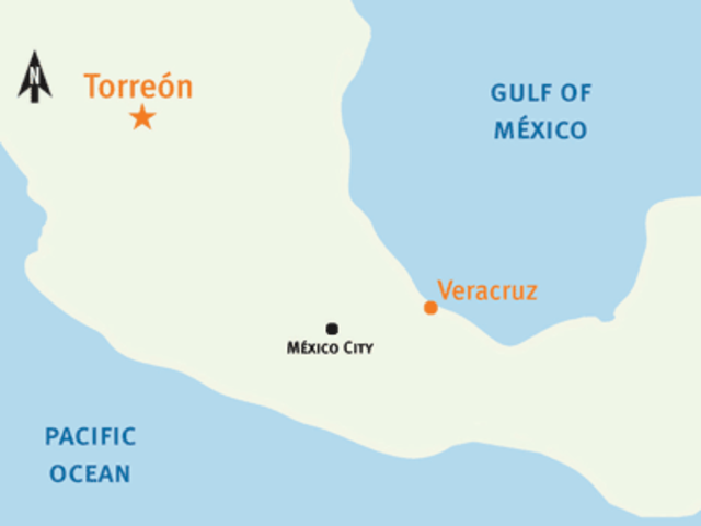 The railway between Mexico City and Veracruz is inaugurated