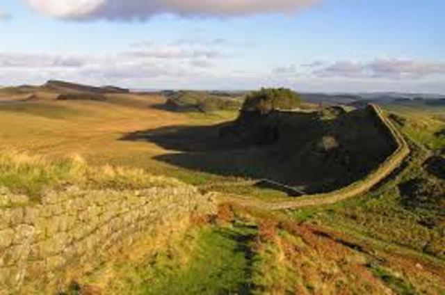 Hadrian's Wall is completed