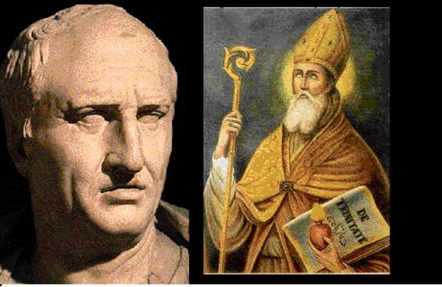 Ciceron y San Agustin