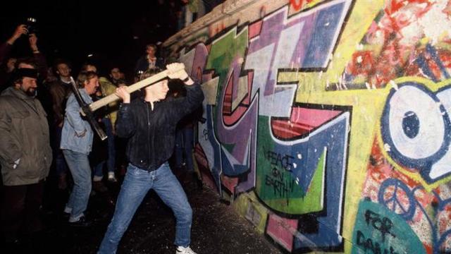 Berlin Wall Falls