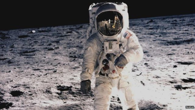 Buzz Aldrin Lands On the Moon