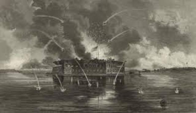 Battle at Fort Sumter