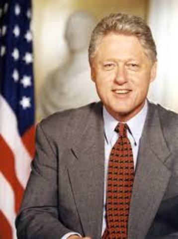 Bill Clinton becomes the 42nd president on the US