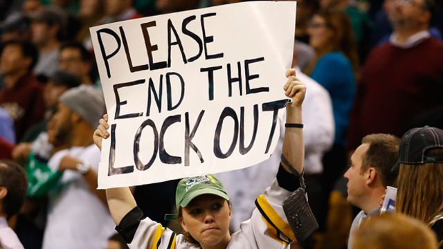 "NHL Lockout" over salaries