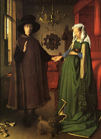"Arnolfini Portrait" by Jan Van Eyck