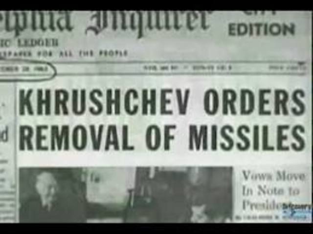 End of Missile Crisis