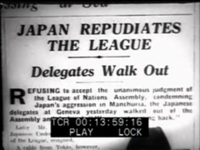 Japan Withdraws from the League of Nations