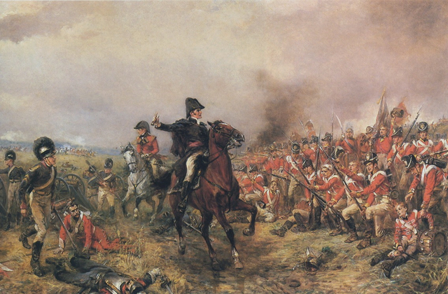 Napoleon is defeated at the Battle of Waterloo