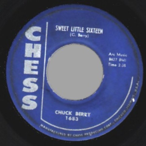 Chuck Berry records Sweet Little Sixteen