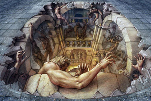 Edgar Mueller's 3D painting