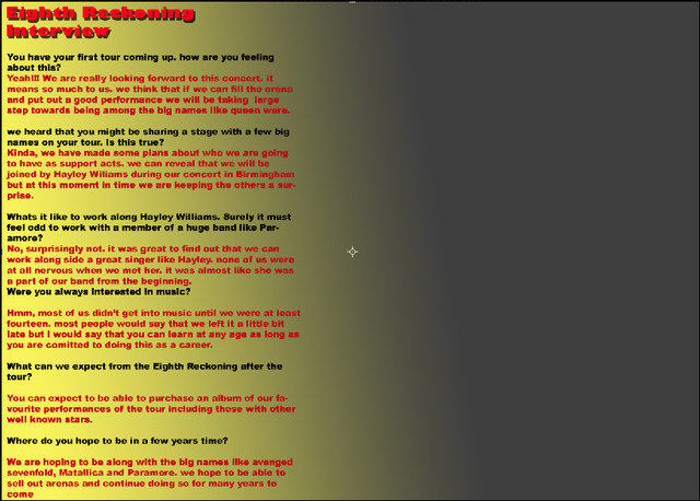 construction double page spread