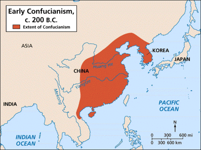 confucianism spread