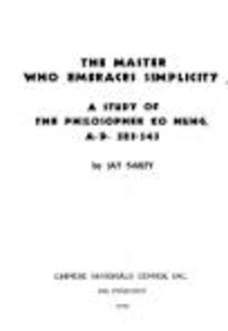 The Master Who Embraced Simplicity