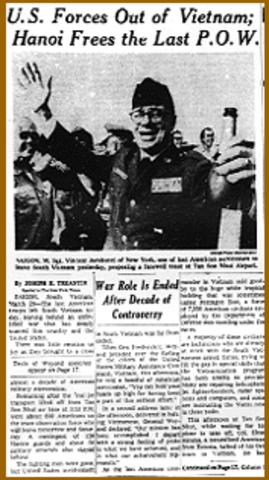 American involvement in Vietnam ended