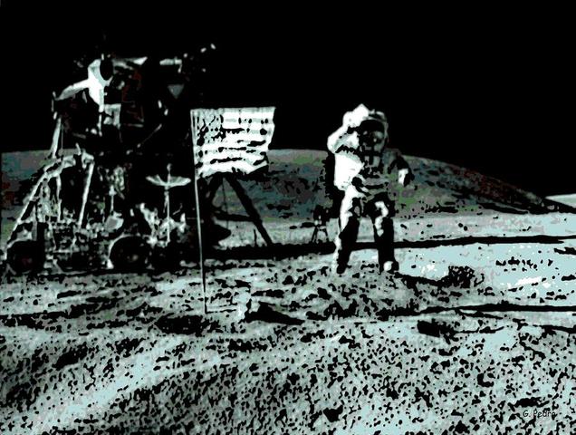 First To Land On The Moon