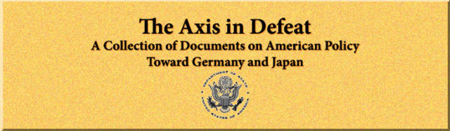 Defeat of Germany and Japan