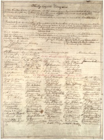 the thirteenth amendment