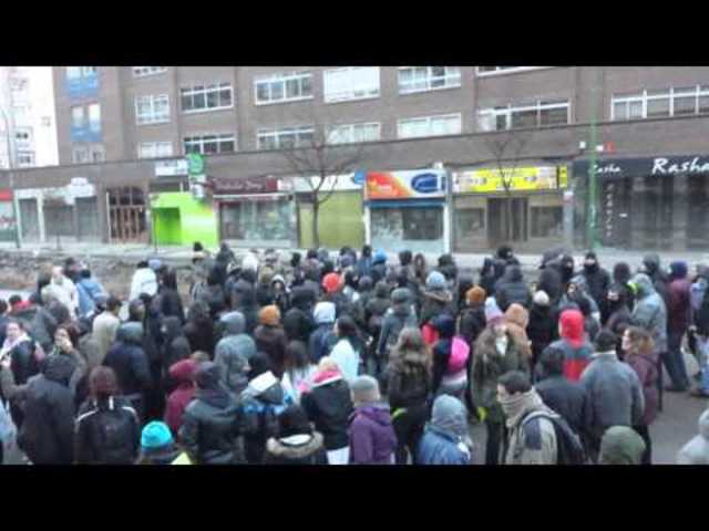 Los manifestantes siguen adelante para sus reivindicaciones