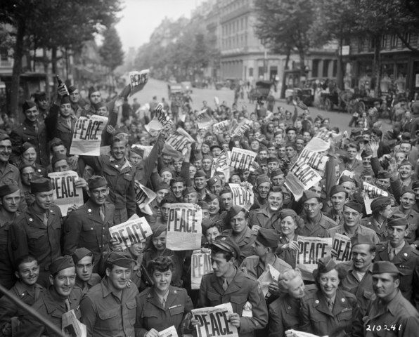 1945 Aug. 14th – V-J Day, Japan surrenders to Allied Forces