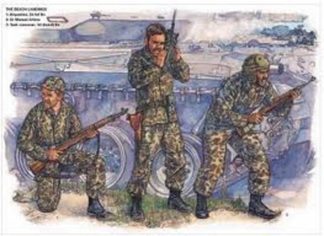 Cuban invades Bay of Pigs