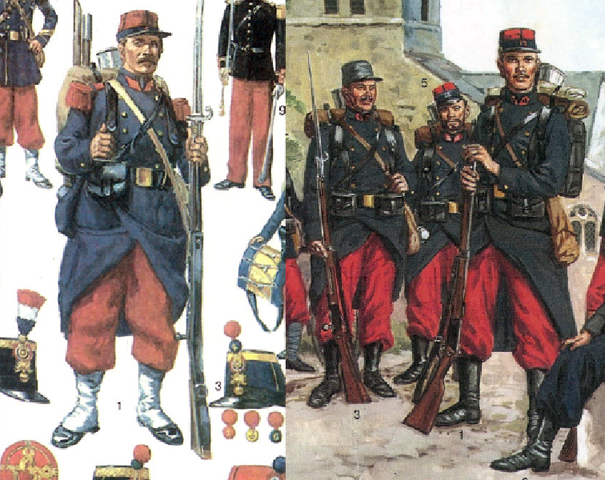 Prussia battles France