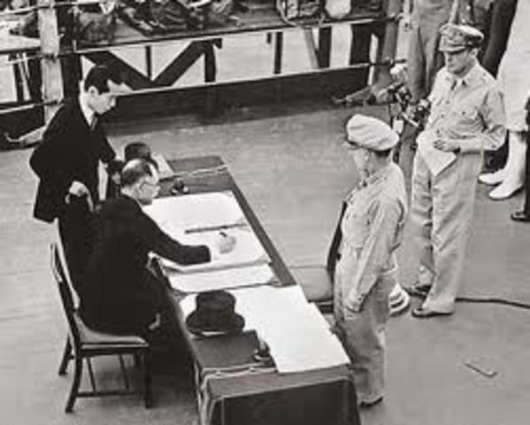The Axis powers surrender in Tunisia