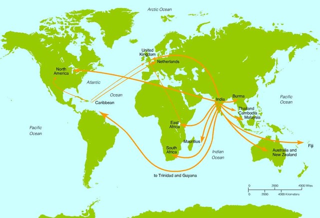 the spread of hinduism