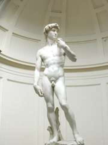 ARTWORK. Statue David (E.R)
