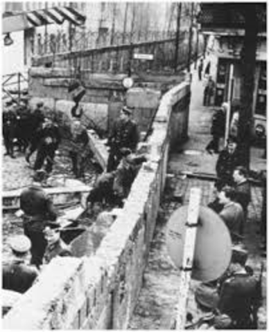 Berlin Wall Constructed