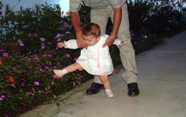 Caminé por primera vez