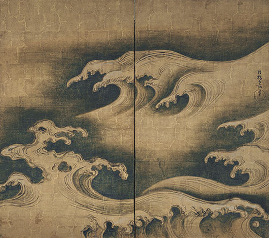 Rough Waves - Ogata Korin