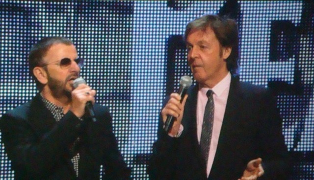 Paul McCartney and Ringo Starr reunit