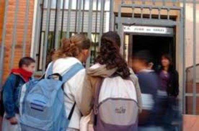 Primer día en bachillerato