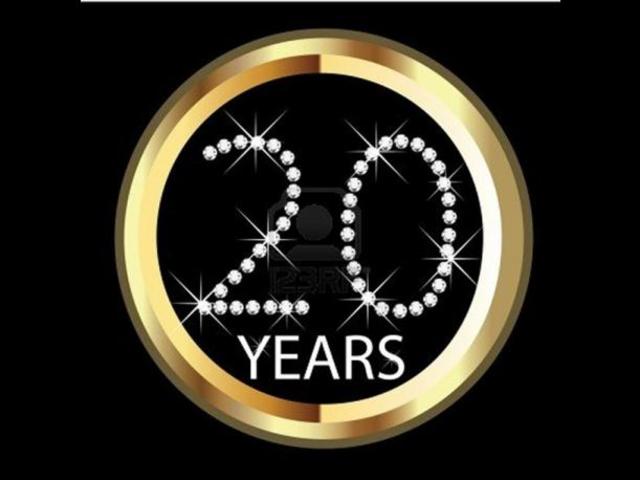 Los 20 años de casados de mis papas